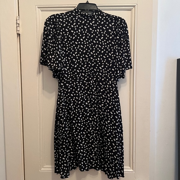 Zara Polka Dot Black and White Dress - Small - Picture 1 of 4